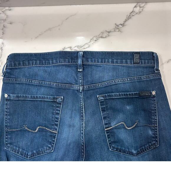 7 For All Mankind Standard Straight Leg Button Fly, 34x34 Men's - Picture 5 of 7